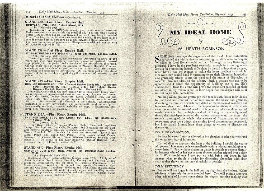 Daily Mail Ideal Home Exhibition - ephemera