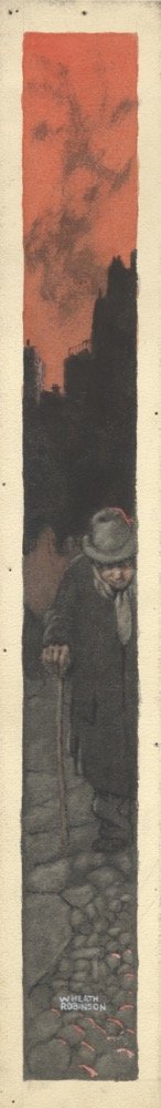 Part illustration for 'Mascot for Uncle' by A. J. Cronin - watercolour
