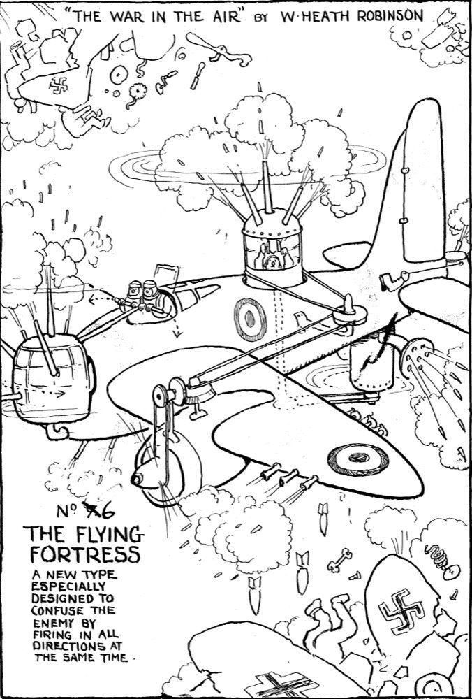 The Flying Fortress - pen